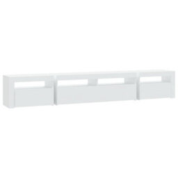 Walplus Tv Cabinet With Led Lights White 240X35X40 Cm - thumbnail 8