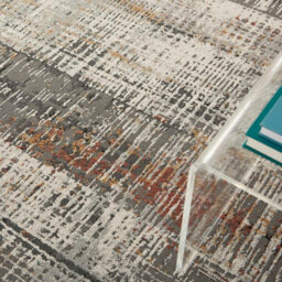 Multicoloured Modern Abstract Rug Easy To Clean Living Room Bedroom And Dining Room-66 X 229Cm (Runner) - thumbnail 3