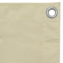 Berkfield Balcony Screen Cream 90X300 Cm Oxford Fabric - thumbnail 3