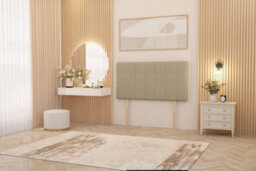 Somnior Beds Somnior Austin Divan Bed Set With Midnight Pocket Sprung Mattress And Headboard Beige Linen - thumbnail 5