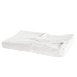 Beliani Blanket Chaab 200 X 220 Cm Off-White