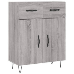 Berkfield Highboard Grey Sonoma 69.5X34X180 Cm Engineered Wood - thumbnail 7