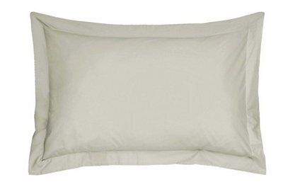 Smart Living Luxury 100% Egyptian Cotton Oxford Pillowcase Pair - Natural