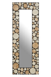 Orsina Large Black White And Gold Wall Mirror - thumbnail 2