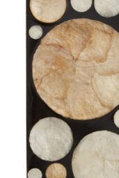 Orsina Large Black White And Gold Wall Mirror - thumbnail 4
