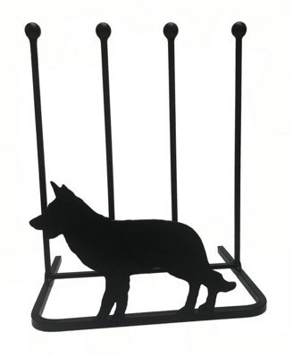 Poppy Forge 2 Pair Boot Rack - Alsatian - Steel - L29 X W39 X H48 Cm - Black - image 1