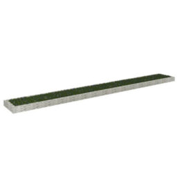 Berkfield Gabion Raised Bed Galvanised Steel 800X100X20 Cm - thumbnail 1