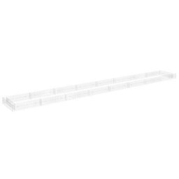 Berkfield Gabion Raised Bed Galvanised Steel 800X100X20 Cm - thumbnail 2