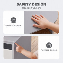 Aiyaplay Kids Table And Chair Set, Toddler Desk Chair With Storage Bin Grey - thumbnail 6