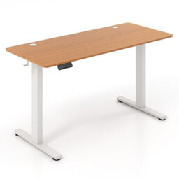 Costway 140 X 60Cm Electric Standing Desk Home Office Computer Desk W/ 3 Memory Heights - thumbnail 9