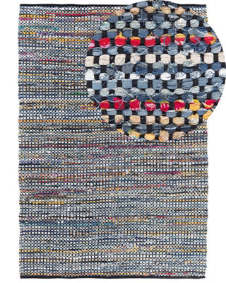 Beliani Rug Alanya Multicolour 160 X 230 Cm Cotton - image 1