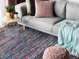 Beliani Rug Alanya Multicolour 160 X 230 Cm Cotton - thumbnail 2
