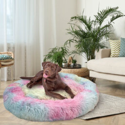 Actiaspet Fluffy Pet Bed Donut Rainbow Xl - thumbnail 4