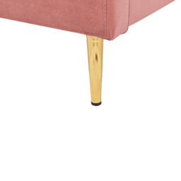 Beliani Bed Velvet Chaleix 160 X 200 Cm (Eu King Size) Peach Pink - thumbnail 9