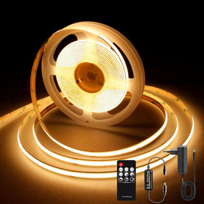 Wood Panel Co Cob Led Strip Lights 3000K 2M Dimmable, Cuttable And Flexible - image 1