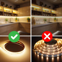 Wood Panel Co Cob Led Strip Lights 3000K 2M Dimmable, Cuttable And Flexible - thumbnail 5