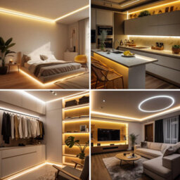 Wood Panel Co Cob Led Strip Lights 3000K 2M Dimmable, Cuttable And Flexible - thumbnail 2