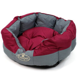 Actiaspet Burgundy/grey Waterproof Dog Bed Small - thumbnail 5