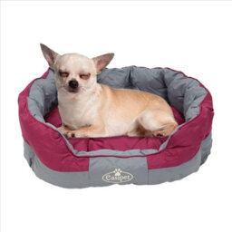 Actiaspet Burgundy/grey Waterproof Dog Bed Small - thumbnail 2