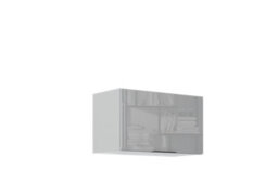 Impact Furniture Kitchen Wall Unit 600mm Extractor Fan Hood Housing Cabinet Modern Grey High Gloss Star - thumbnail 2