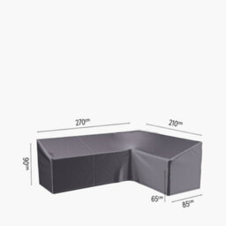 Pacific Lifestyle Platinum Aerocover Left L-Shape Sofa Garden Furniture Rip-Stop Polyester Cover W270Xd210Xh90Cm - thumbnail 6