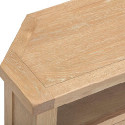 Seconique Windsor Corner Tv Unit Real Natural Oak Fully Assembled - thumbnail 7