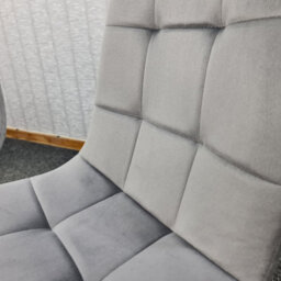 Kitchen Dining Chairs Set Of 6 Grey Tufted Chairs Velvet Chairs Kosy Koala - thumbnail 9