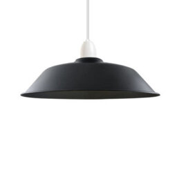 Black Metal Lamp Shades,36Cm Light Shade Lampshades For Ceiling Lights, Easy Fit Pendant Light Shades Ceiling For Living Room