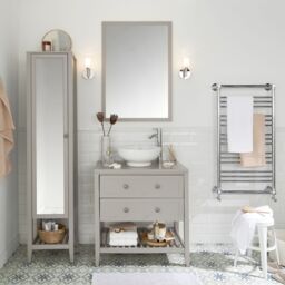GoodHome Perma Satin Grey Freestanding Bathroom Vanity Unit (H) 806mm (W) 600mm - thumbnail 9