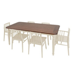 Statement Furniture Queensbury Wooden Dining Chair With Slatted Back - Cotswold Cream - thumbnail 6