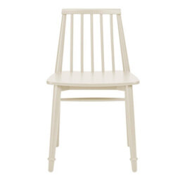 Statement Furniture Queensbury Wooden Dining Chair With Slatted Back - Cotswold Cream - thumbnail 2