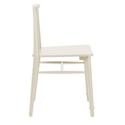Statement Furniture Queensbury Wooden Dining Chair With Slatted Back - Cotswold Cream - thumbnail 3