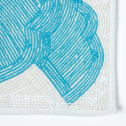 Homescapes Cotton Tufted  Blue Green Birds Pink Heart Kids Rug - thumbnail 4