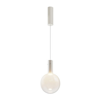 Luminosa Lighting Luminosa Nebula Modern 20Cm Globe Pendant Ceiling Light White 3000K 400Lm - image 1