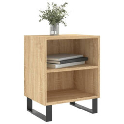 Berkfield Bedside Cabinets 2 Pcs Sonoma Oak 40X30X50 Cm Engineered Wood - thumbnail 3