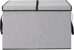 Toy Box Chest With Lid, Collapsible Sturdy Foldable Toy Storage Organizer Boxes Bins Baskets For Kids', Clothes, Books & Nursery - thumbnail 6
