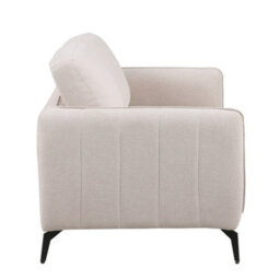 More4Homes Oslo Modern Scandi Style Fabric Living Room 2 Seater Sofa (Beige) - thumbnail 4