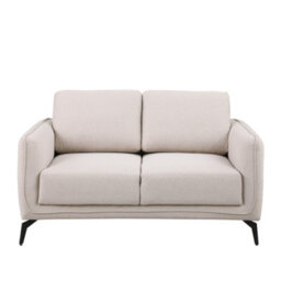 More4Homes Oslo Modern Scandi Style Fabric Living Room 2 Seater Sofa (Beige) - thumbnail 3