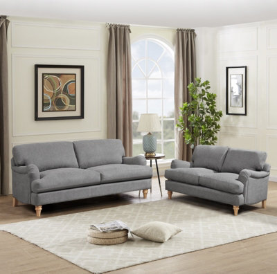 Home Detail Cambridge 3 Seater Sofa, Luxury Linen - image 1