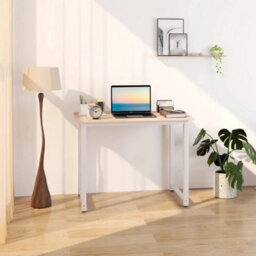 Computer Desk Writing Table 100 X 60 X 76Cm Workstation Home Office Study White - thumbnail 3