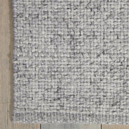 Silver Handmade Modern Abstract Plain Rug Easy To Clean Living Room And Bedroom-122Cm X 183Cm - thumbnail 3