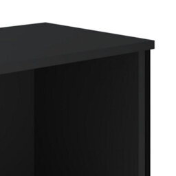 Berkfield Shoe Cabinet Black 90X38X45.5 Cm Engineered Wood - thumbnail 7