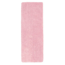 Melrose Super Soft Venus Shaggy Snuggly Plain Pink Area Runner Rug 060/200Cm - thumbnail 2
