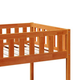 Berkfield Children's Bed Without Mattress Wax Brown 90X200 Cm Solid Wood Pine - thumbnail 8