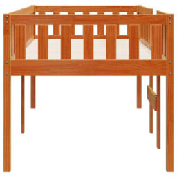 Berkfield Children's Bed Without Mattress Wax Brown 90X200 Cm Solid Wood Pine - thumbnail 6