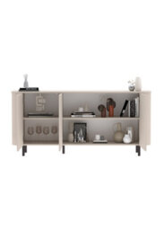 FurniComp LTD Furnicomp Palermo 180Cm 3 Door Curved Sideboard - Cashmere - thumbnail 7