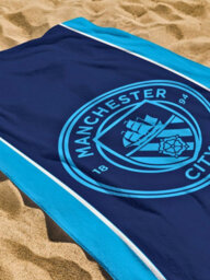 MAN CITY Manchester City Fc Badge 100% Cotton Towel - thumbnail 5