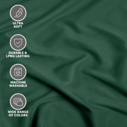 Bedlooms King Fitted Sheet 25Cm Extra Deep - Soft Microfiber Deep Pocket Elasticated Bed Fitted Sheets Emerald Green, 152X200 Cm - thumbnail 5