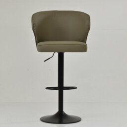 Lakeland Furniture Hexham Taupe Faux Leather Gas Lift Base Bar Stool - thumbnail 3