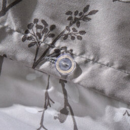 Ohs Willow Reversible Floral Bedding Set Duvet Cover With Pillowcase, Grey - Superking - thumbnail 7